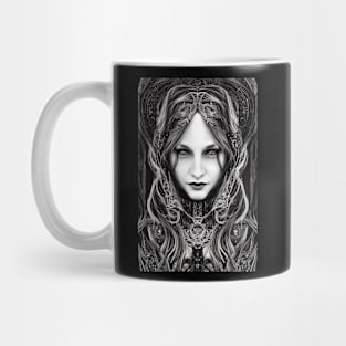 Dark pagan beautiful witch design. Mug gift, coffee mug, Apparel, Hoodie, Shirt Mug